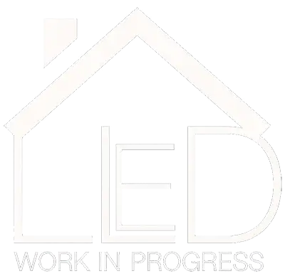 logo construcciones lled blanco