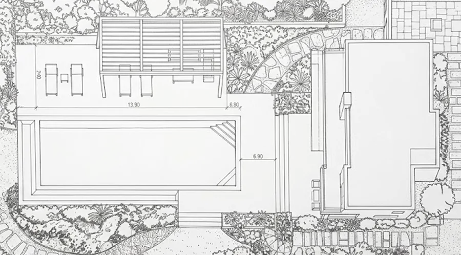 planos piscina